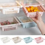 Refrigerator Egg Fruit Storage Box Drawer Baskets Fridge Organizer Shelf